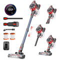 HK 78KPA Cordless Vacuum Cleaner with LED High Power Strong Suction Wet and Dry Handheld Vacuum Cleaner for Pet Hair Carpet
